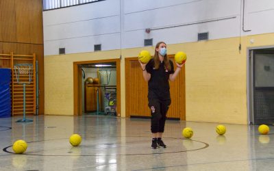 Spielerisch Basketball in der U8-Gruppe kennenlernen